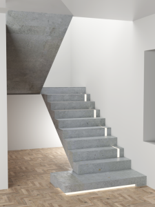 Бетонная лестница с площадкой стоимость