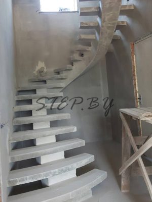 Изготовление монолитных лестниц
