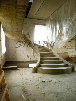 строительство бетонных лестниц