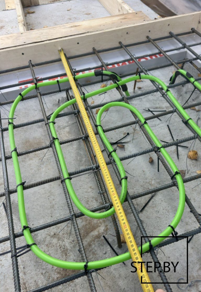 Обогрев ступеней