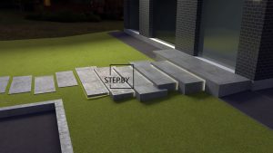 Проект парящие ступени монолит